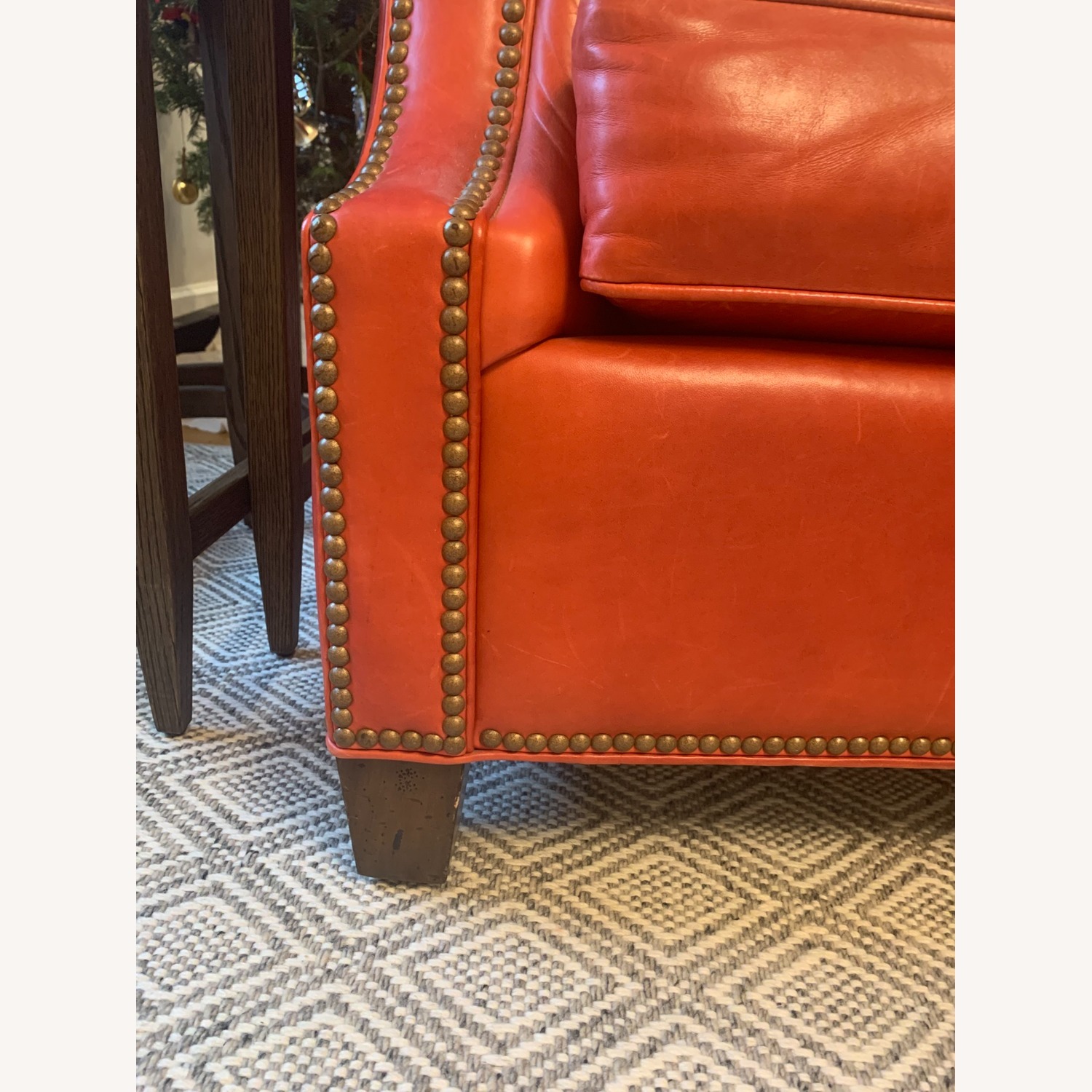 Hancock & Moore Red Leather 3+ Seater Sofa - image-11