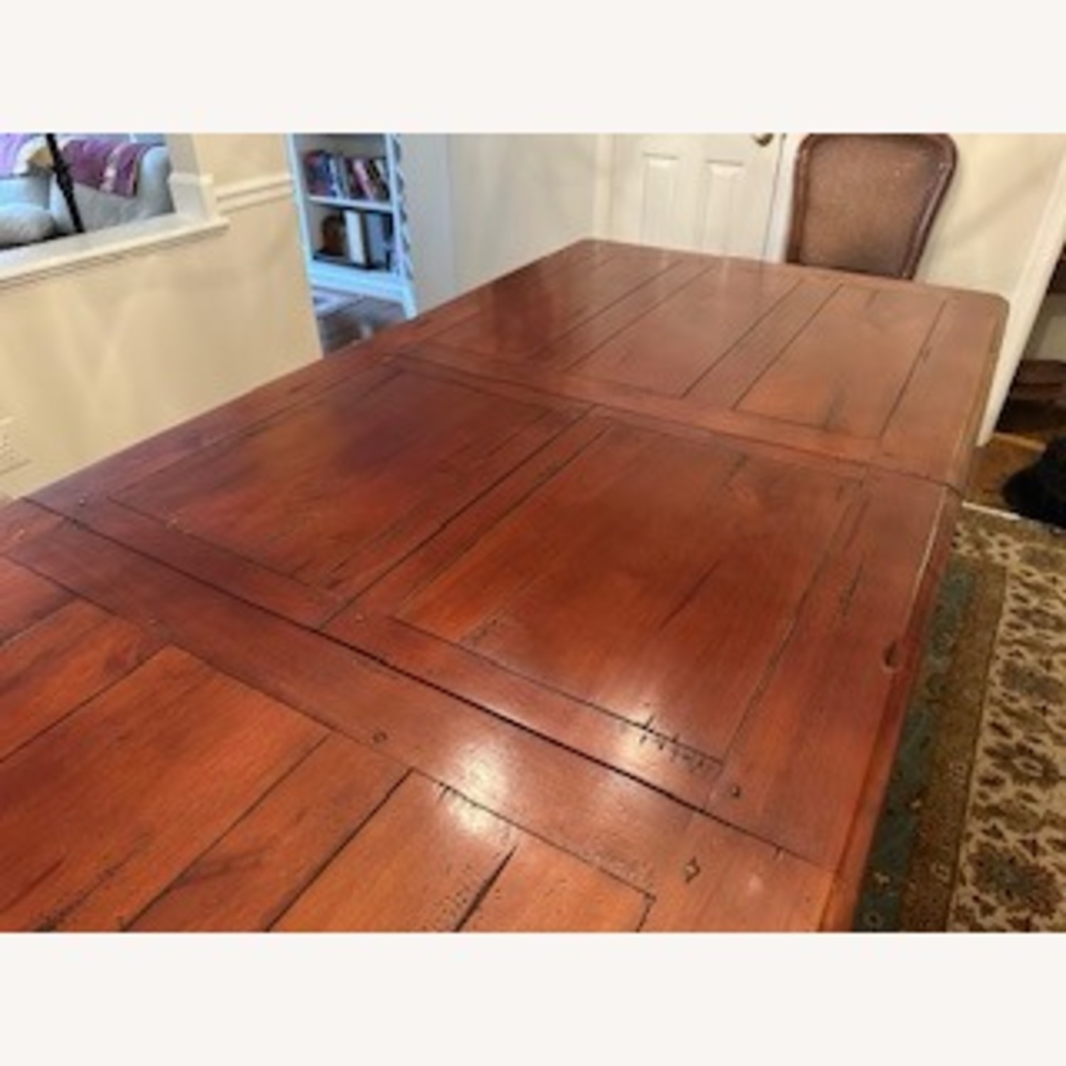 French Country Cherry Wood Dining Set - image-4