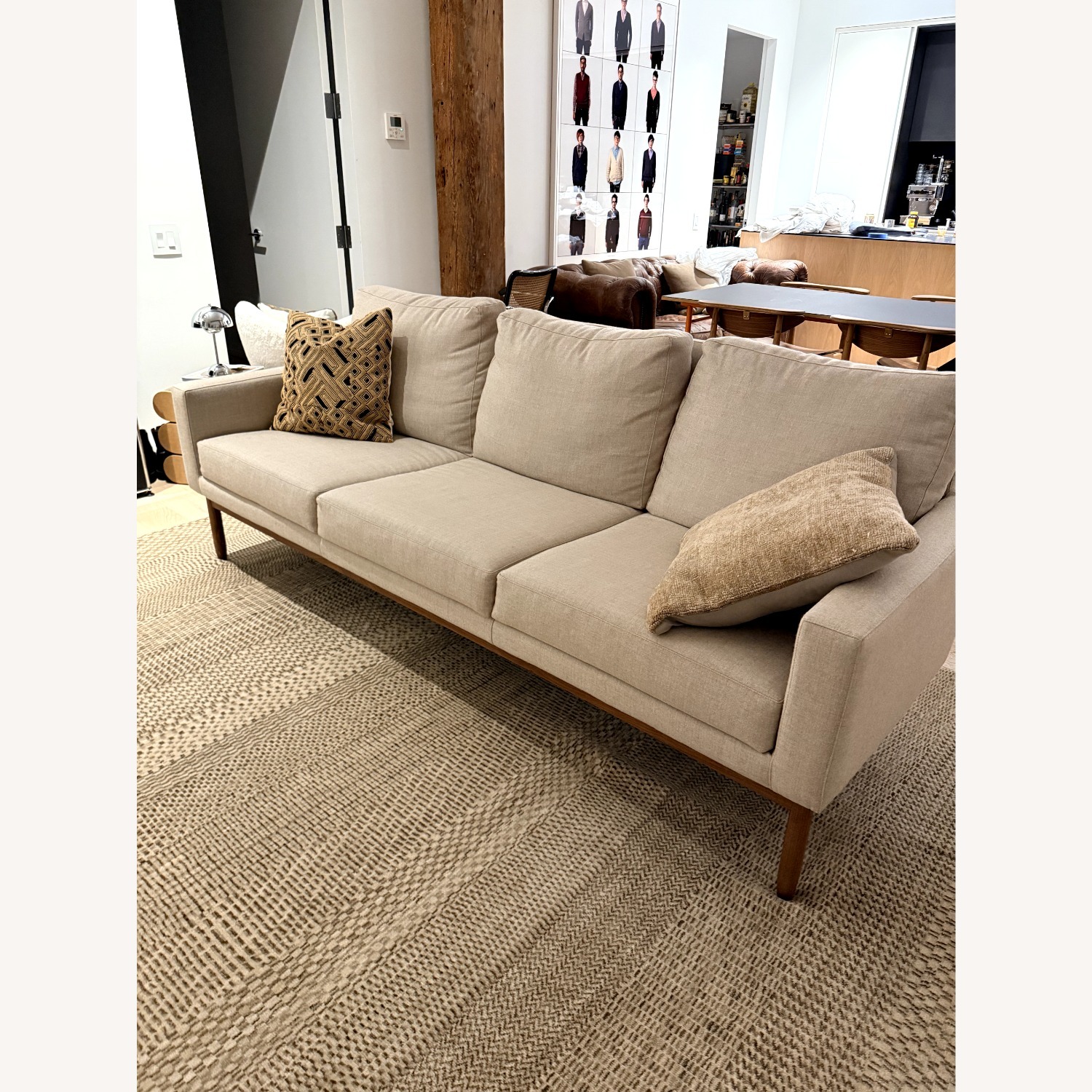 Design Within Reach Light Gray 3+ Seater Sofa - image-4