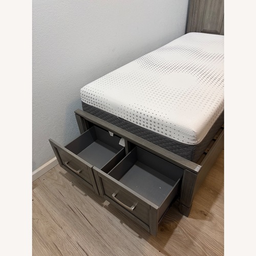 Used Twin Bed With Footboard Storage for sale on AptDeco