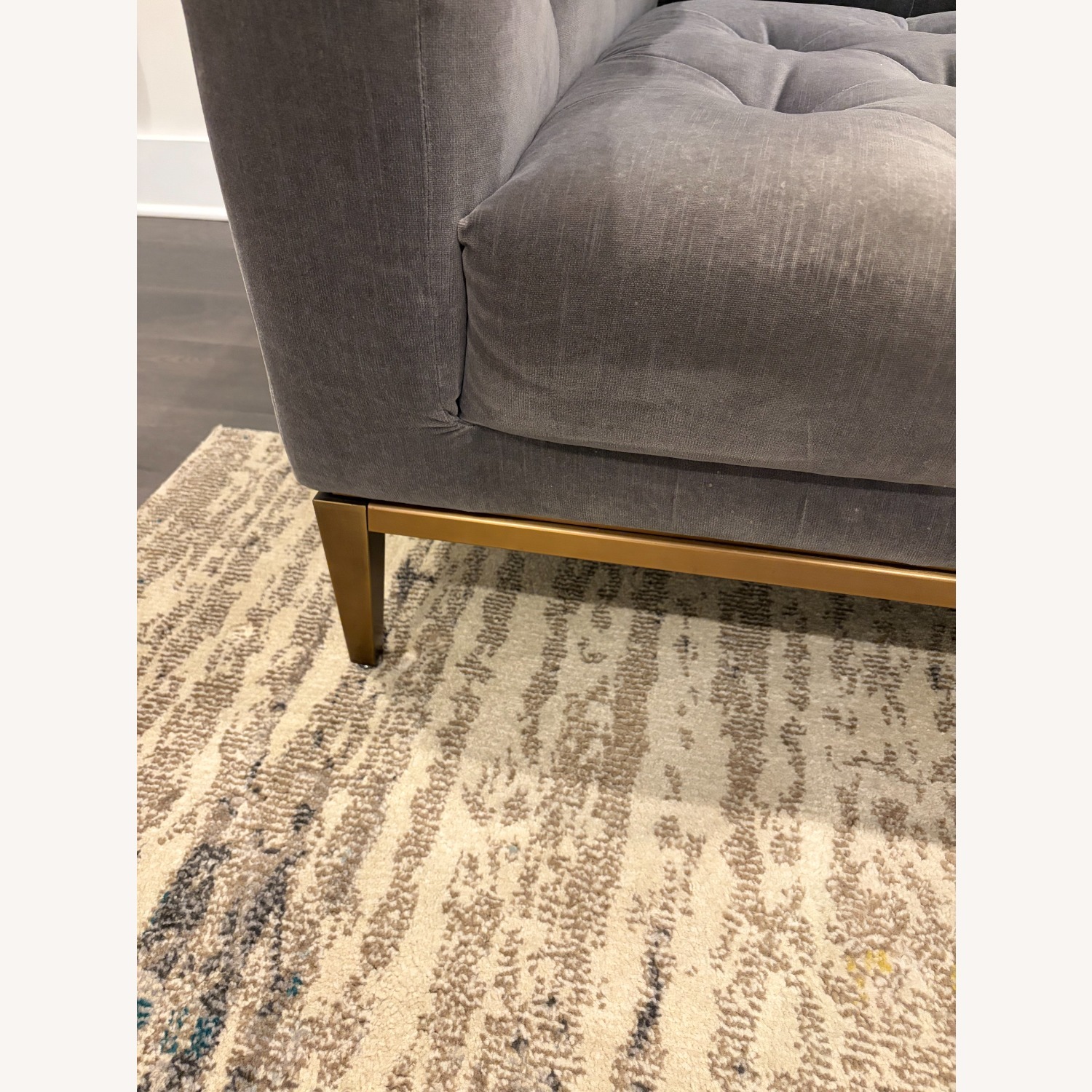 Restoration Hardware Gray 3+ Seater Sofa - image-6