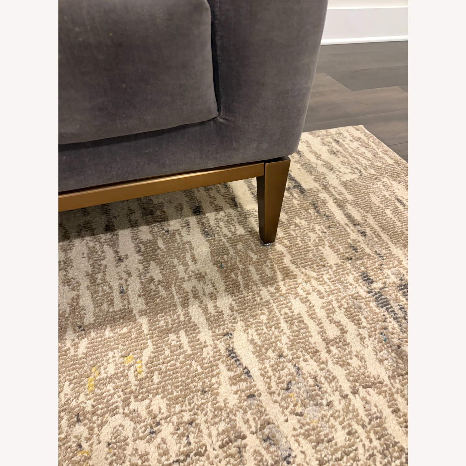 Restoration Hardware Gray 3+ Seater Sofa - image-8