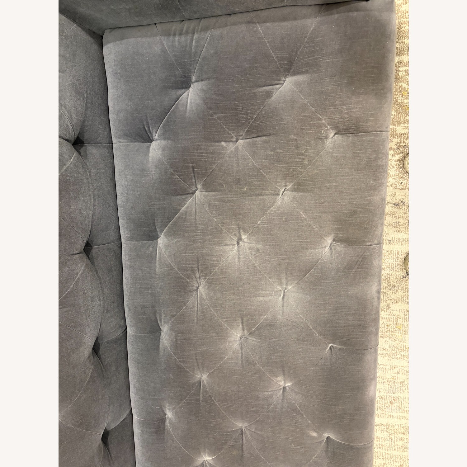 Restoration Hardware Gray 3+ Seater Sofa - image-3