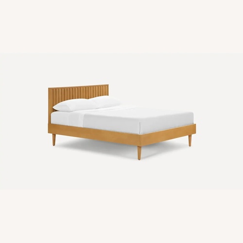 Used Burrow Chorus King Bed Oak for sale on AptDeco