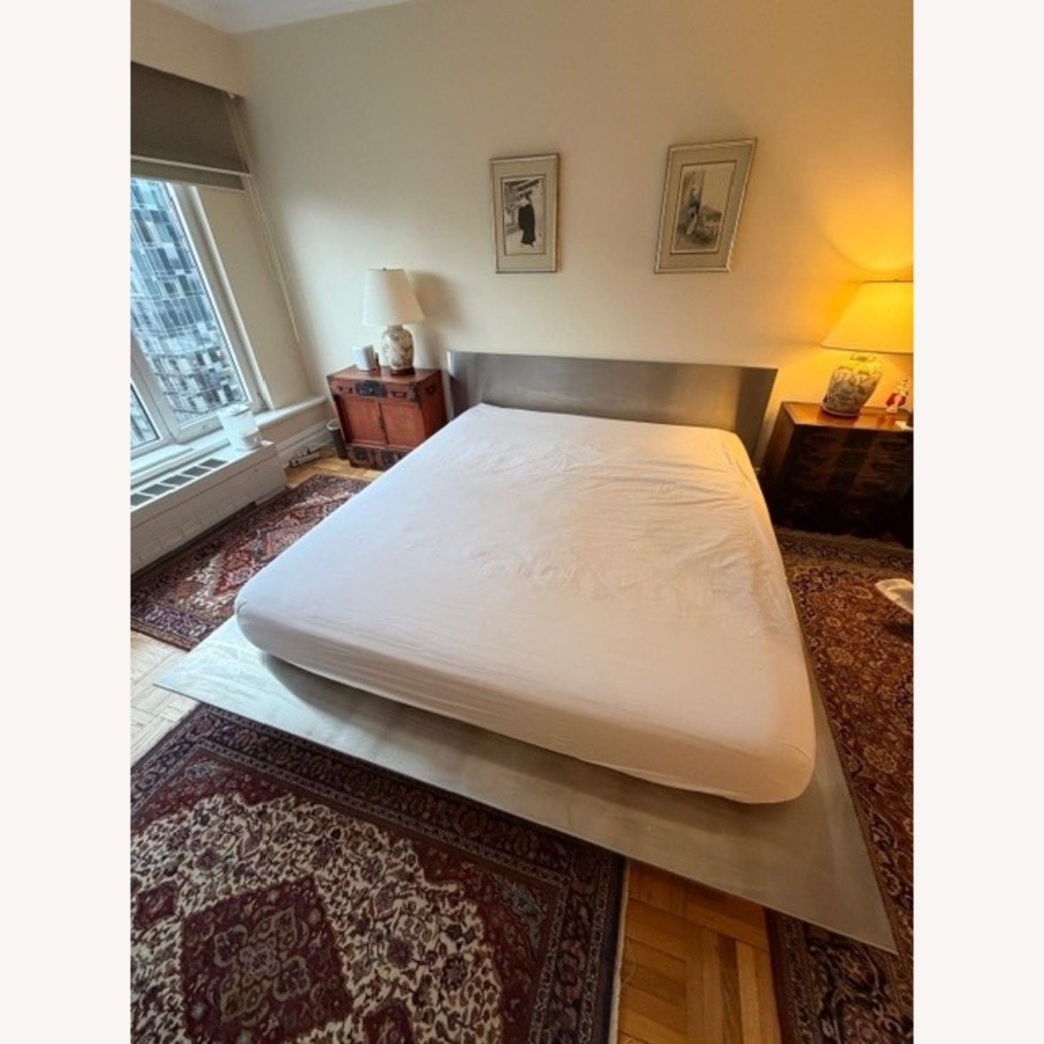 Custom Steel & Aluminum Platform Bed Frame, King - image-1