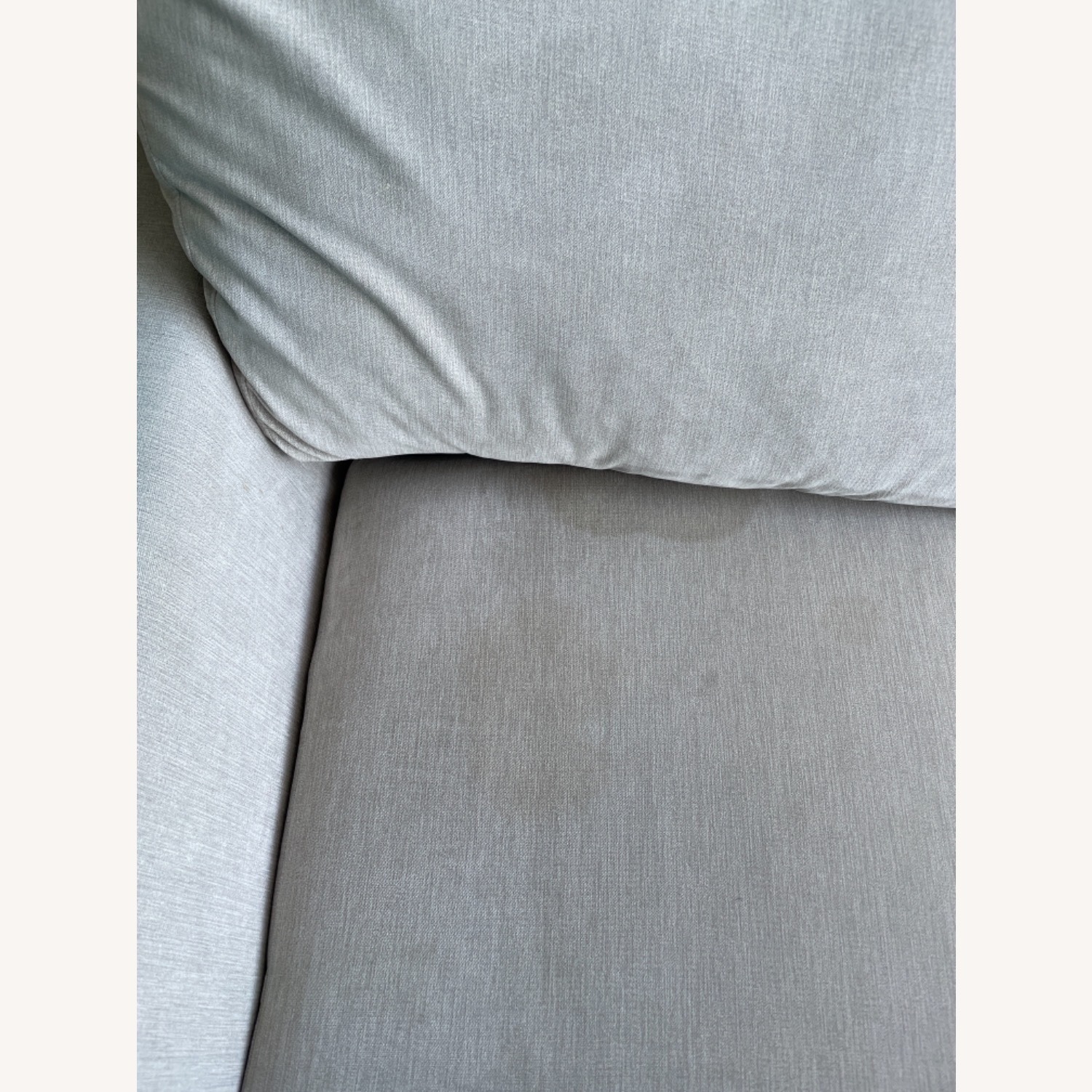 Beige Grey 2 Seater Sleeper Sofa - image-1