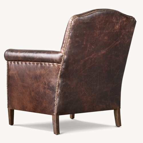 Used Restoration Hardware Camelback Leather Chair for sale on AptDeco