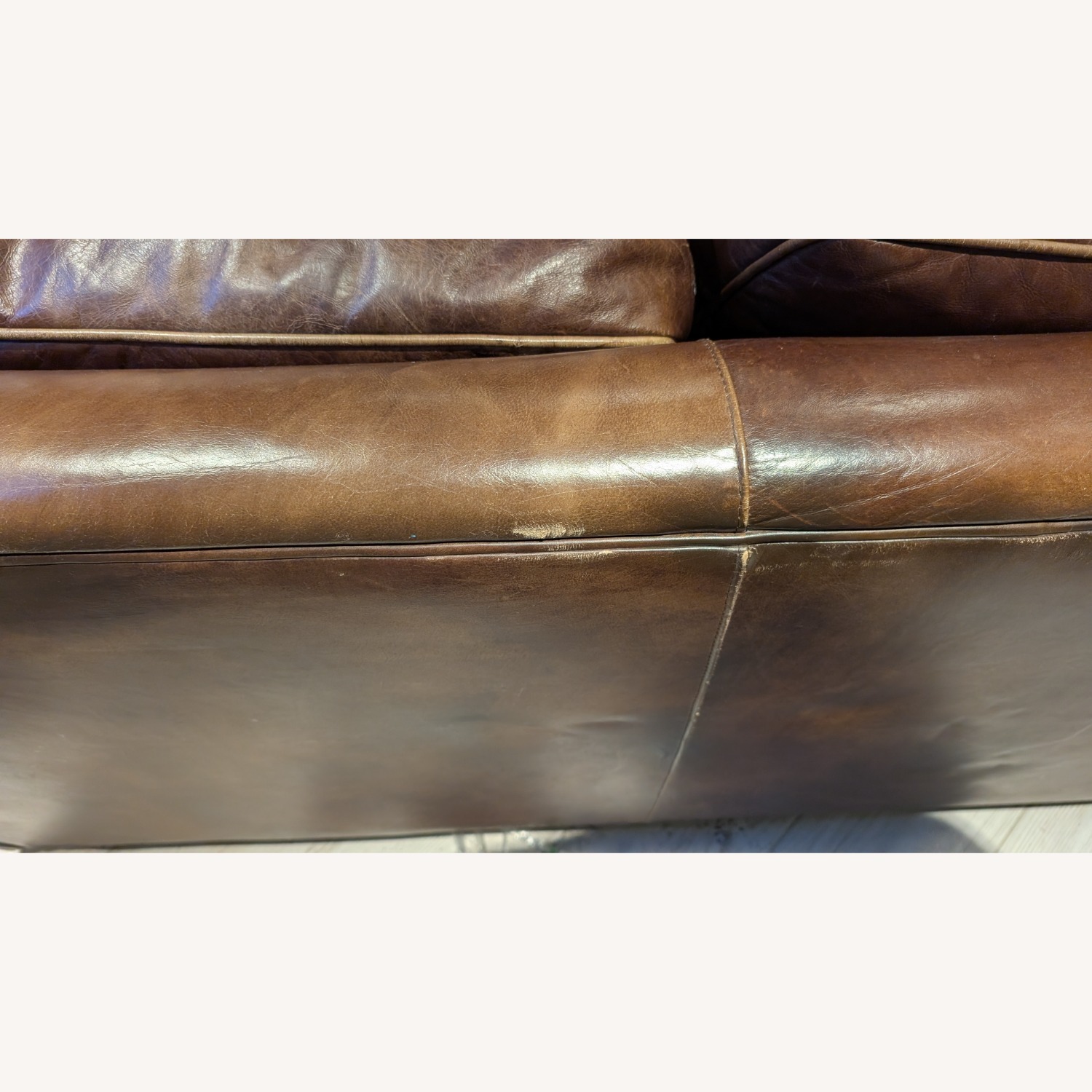 Restoration Hardware Lancaster '96 Dark Brown Sleeper Sofa - image-4