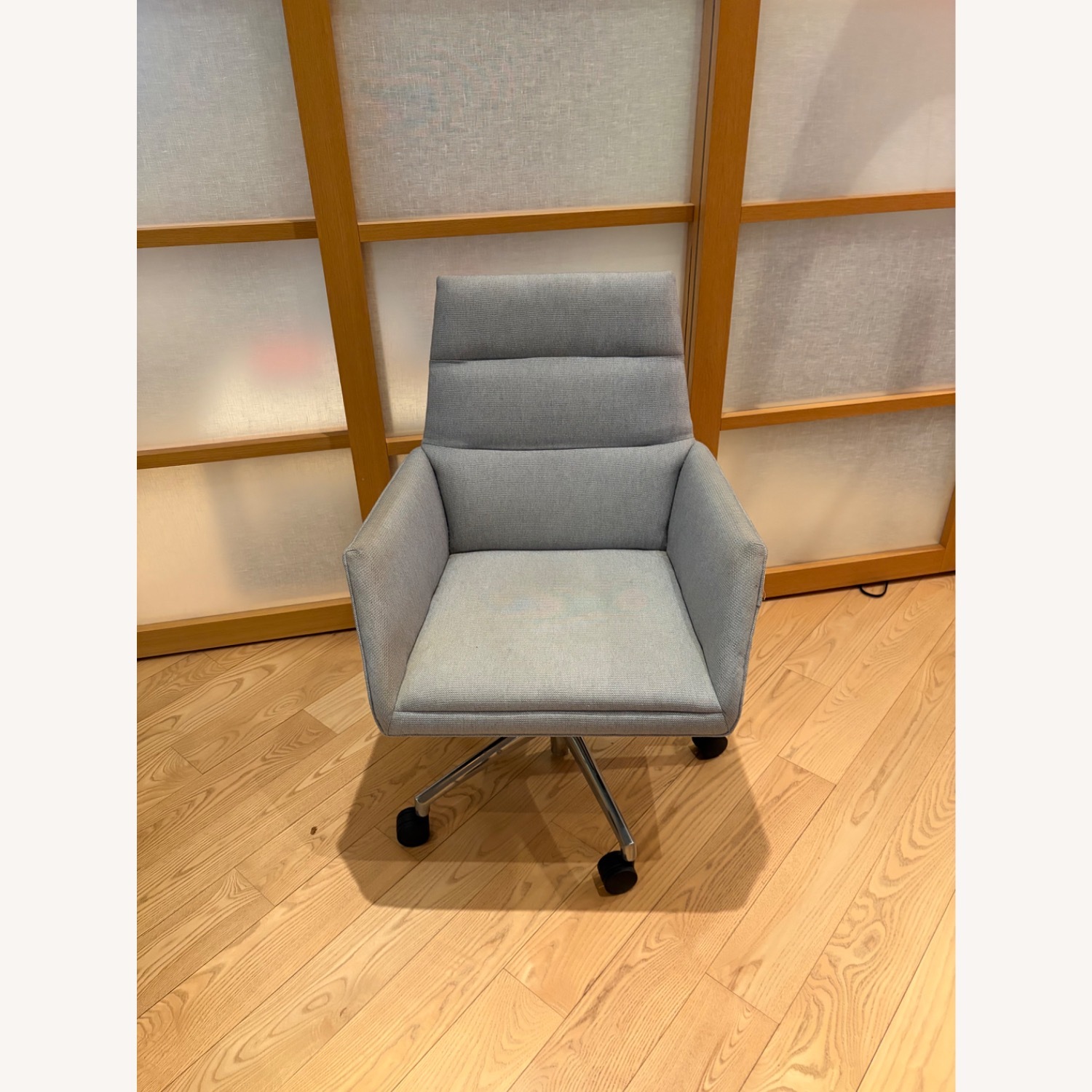 Room & Board Tenley Light Gray Fabric Office Chair - image-1