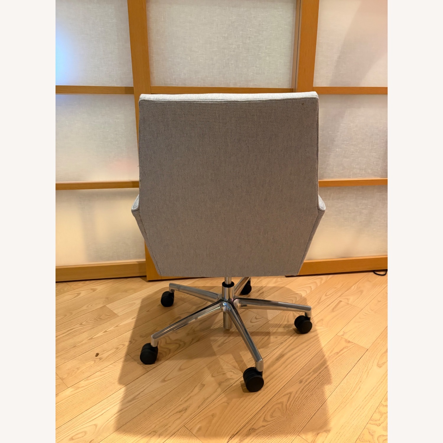 Room & Board Tenley Light Gray Fabric Office Chair - image-4