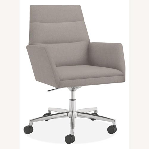 Used Room & Board Tenley Light Gray Fabric Office Chair for sale on AptDeco