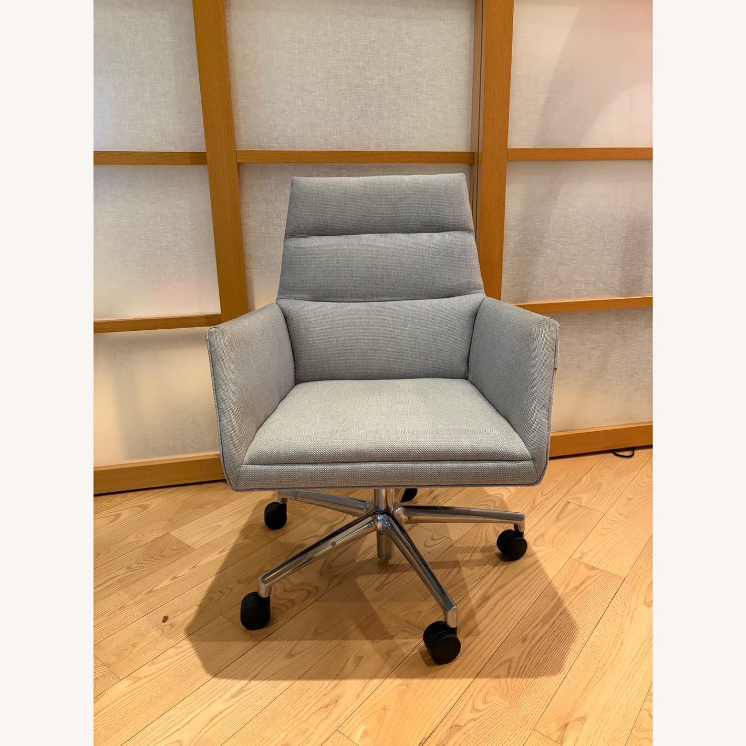 Room & Board Tenley Light Gray Fabric Office Chair - image-2