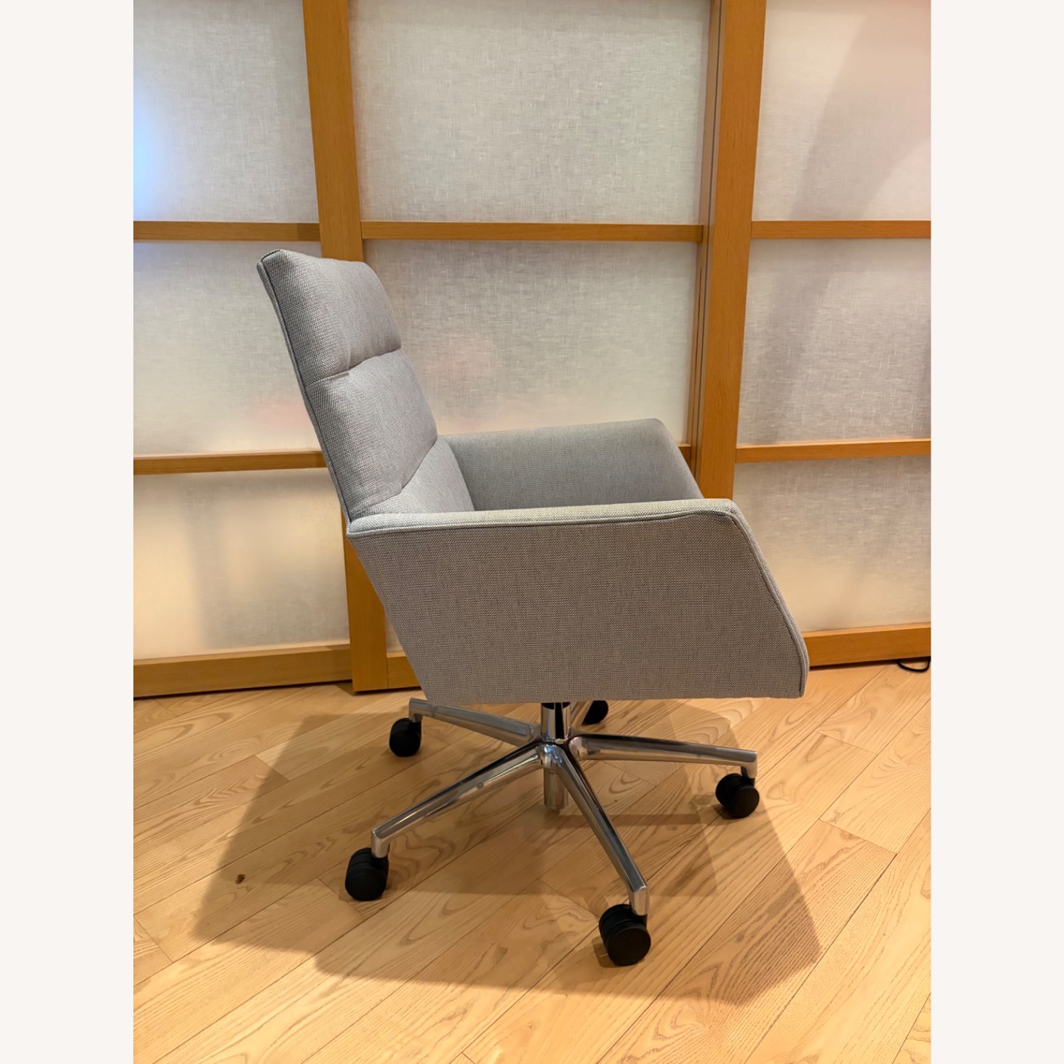 Room & Board Tenley Light Gray Fabric Office Chair - image-5