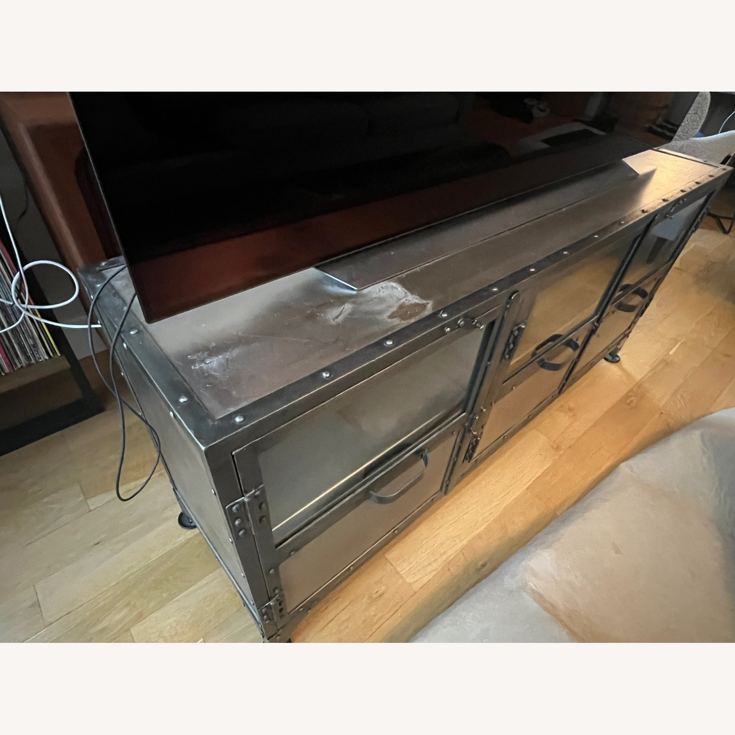 West Elm Industrial Metal Media Console - image-7