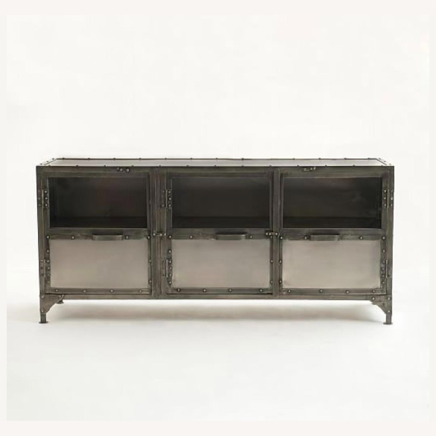 West Elm Industrial Metal Media Console - image-2
