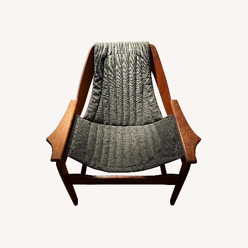 Used Vintage/Antique Natural Wood Armchair for sale on AptDeco