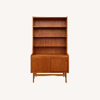 Vintage Danish Modern Teak Bookshelf / Cabinet