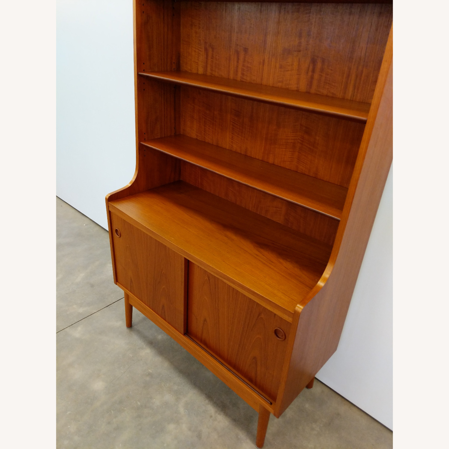 Vintage Danish Modern Teak Bookshelf / Cabinet - image-3