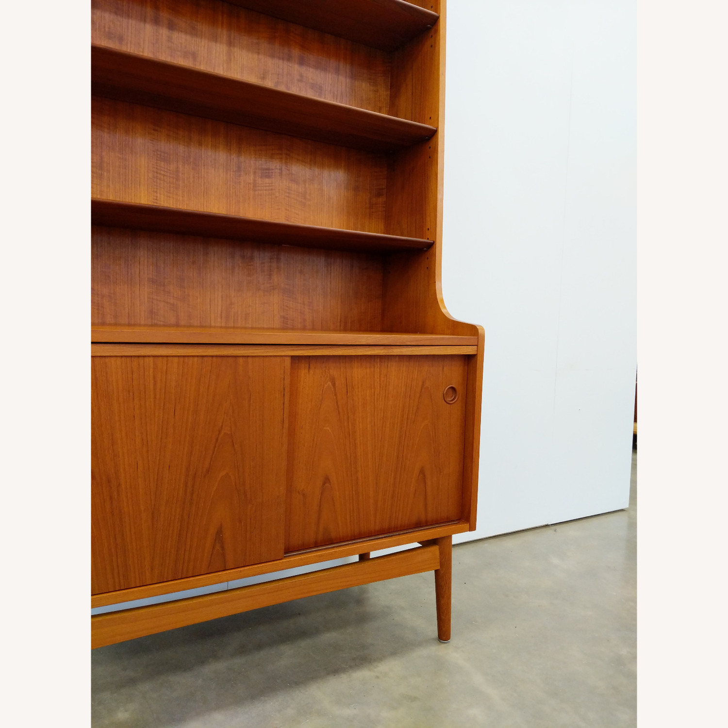 Vintage Danish Modern Teak Bookshelf / Cabinet - image-4