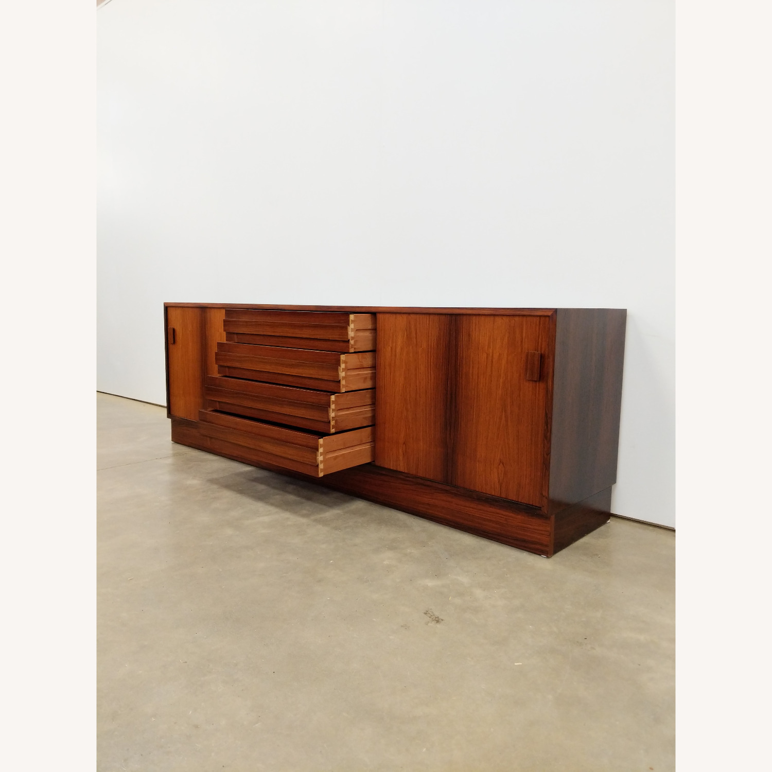 Vintage Danish Modern Rosewood Credenza by Viby J - image-2