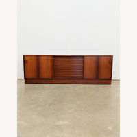 Vintage Danish Modern Rosewood Credenza by Viby J
