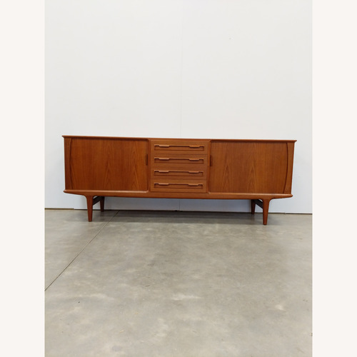 Used Vintage Danish Teak Credenza by Bordum & Nielsen for sale on AptDeco
