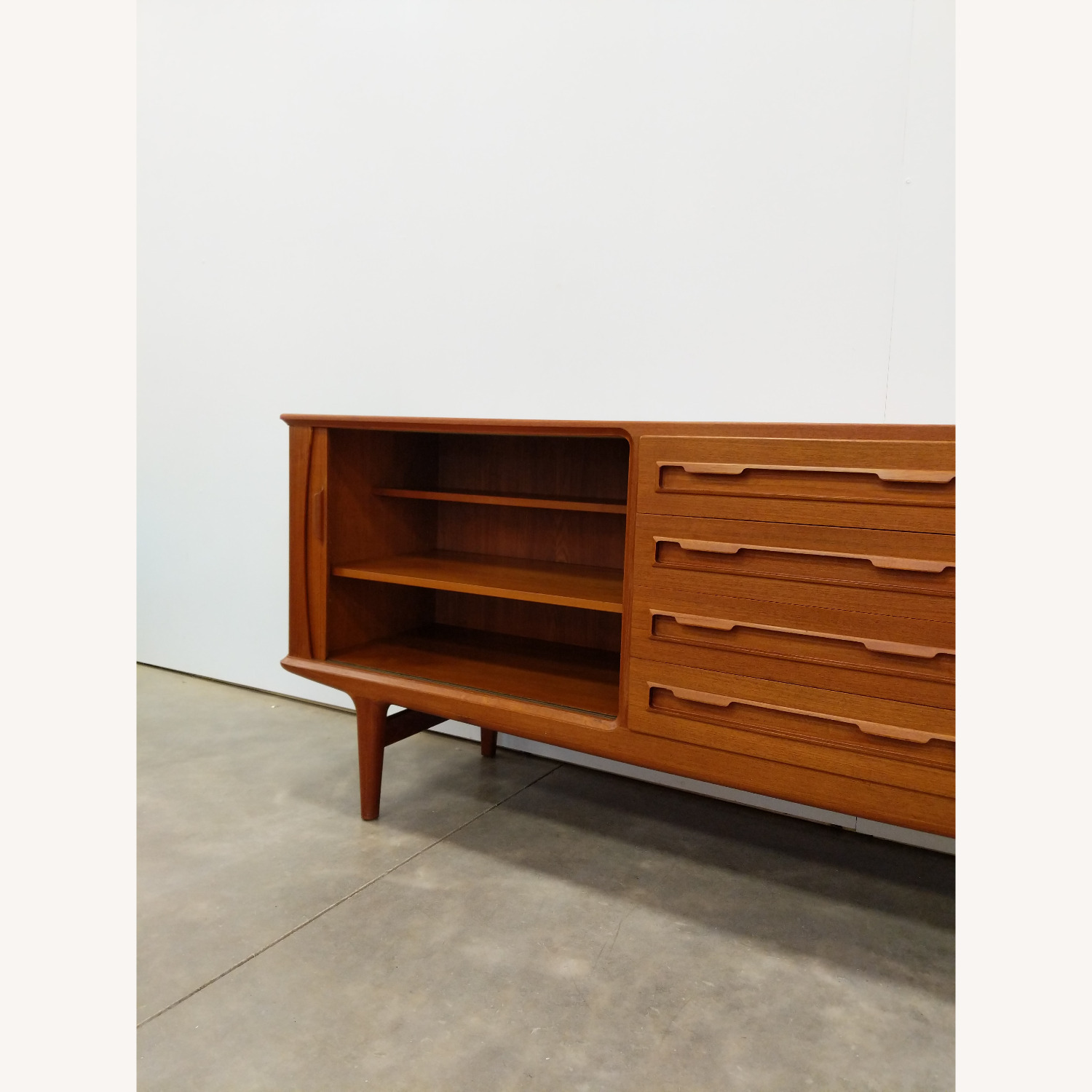 Vintage Danish Teak Credenza by Bordum & Nielsen - image-4