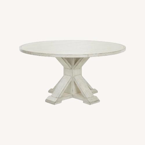 Used Legacy Classic Set Farmhouse Round Dining Table for sale on AptDeco