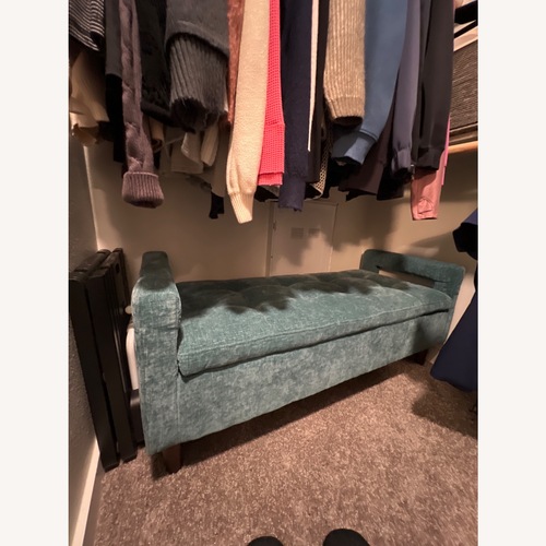 Used World Market Ottoman  for sale on AptDeco