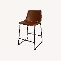 Amazon Light Brown Leather Dining Chairs