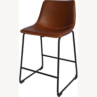 Amazon Light Brown Leather Dining Chairs