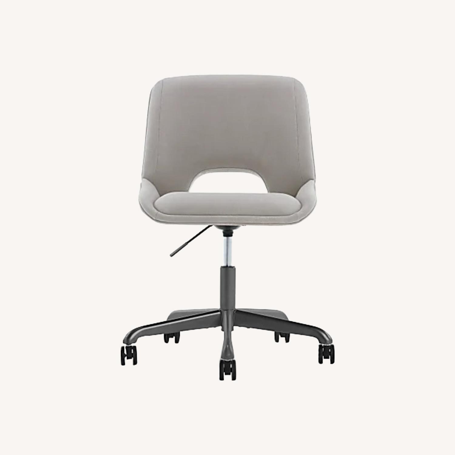 World Market Natural Fabric Office Chair - image-0