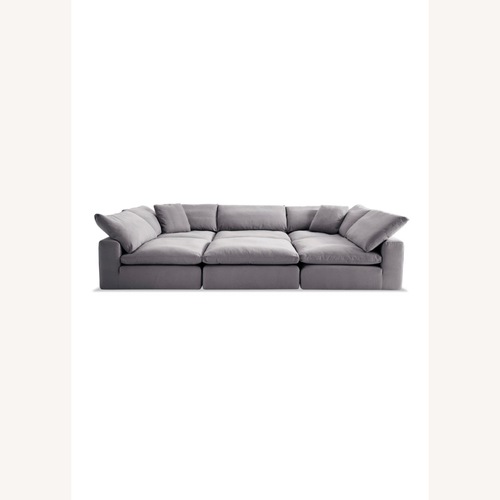 Used Bob’s Discount Gray Modular Sectional for sale on AptDeco