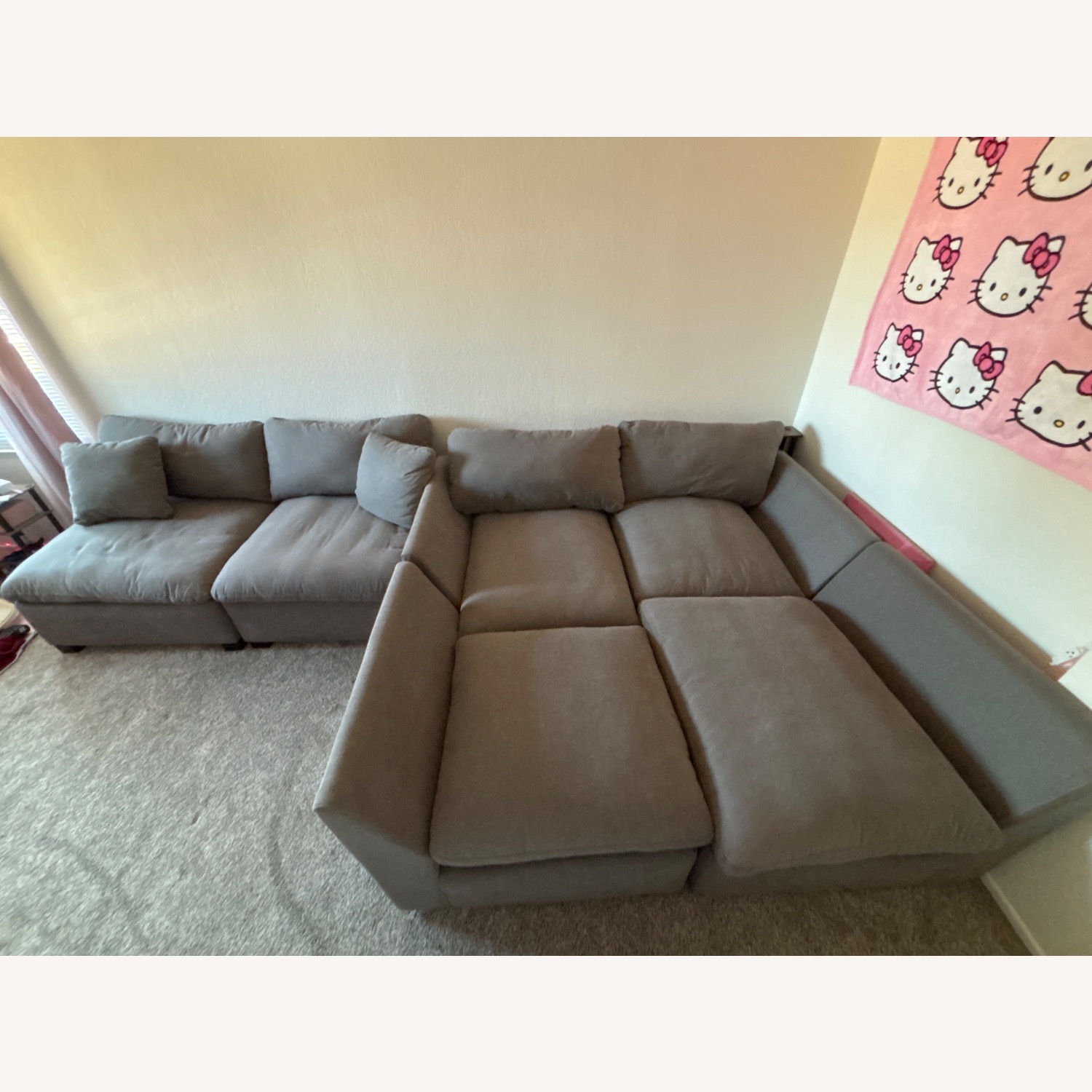 Bob’s Discount Gray Modular Sectional - image-5