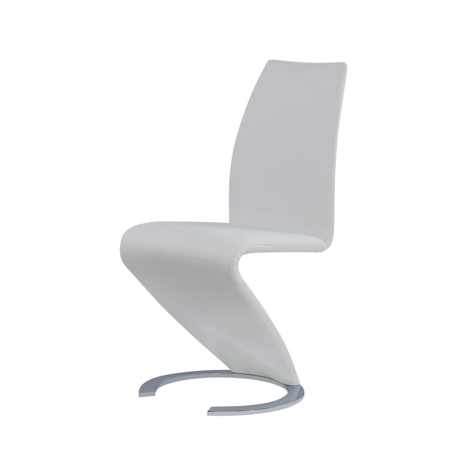 Safavieh White Faux Leather Dining Chairs - image-4