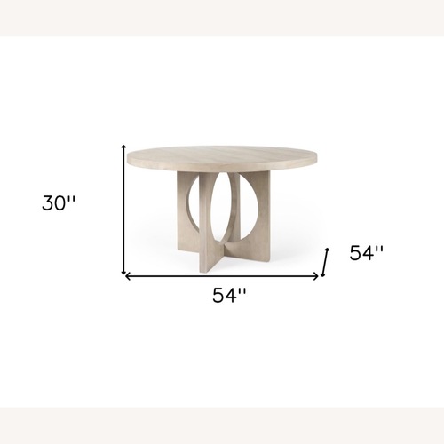 Used Liesl Solid Mango Wood Dining Table for sale on AptDeco