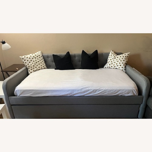 Used Wayfair Astra Upholstered Daybed with Trundle for sale on AptDeco