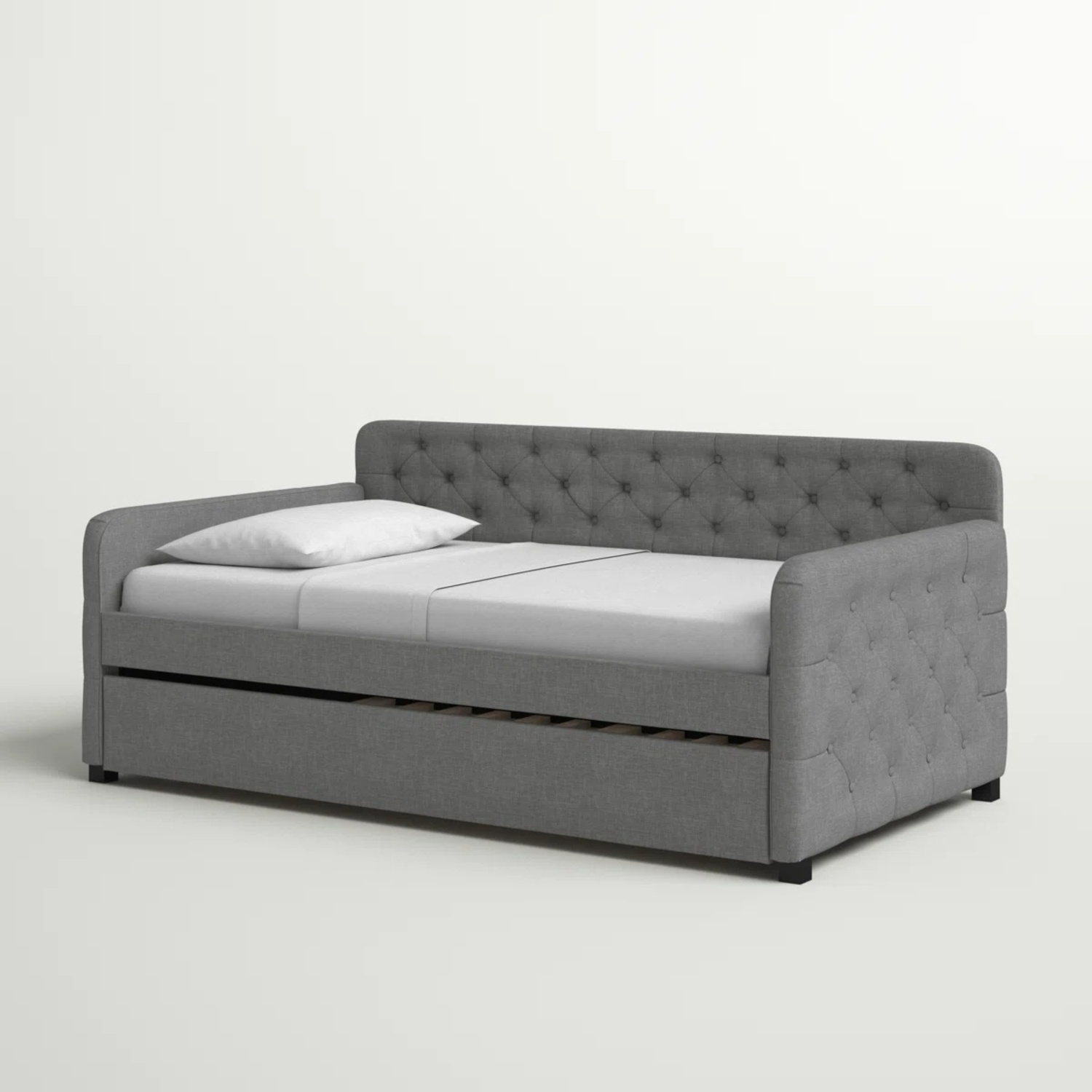 Wayfair Astra Upholstered Daybed with Trundle - image-0