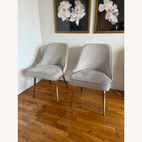 Used West Elm Light Gray Dining Chairs for sale on AptDeco