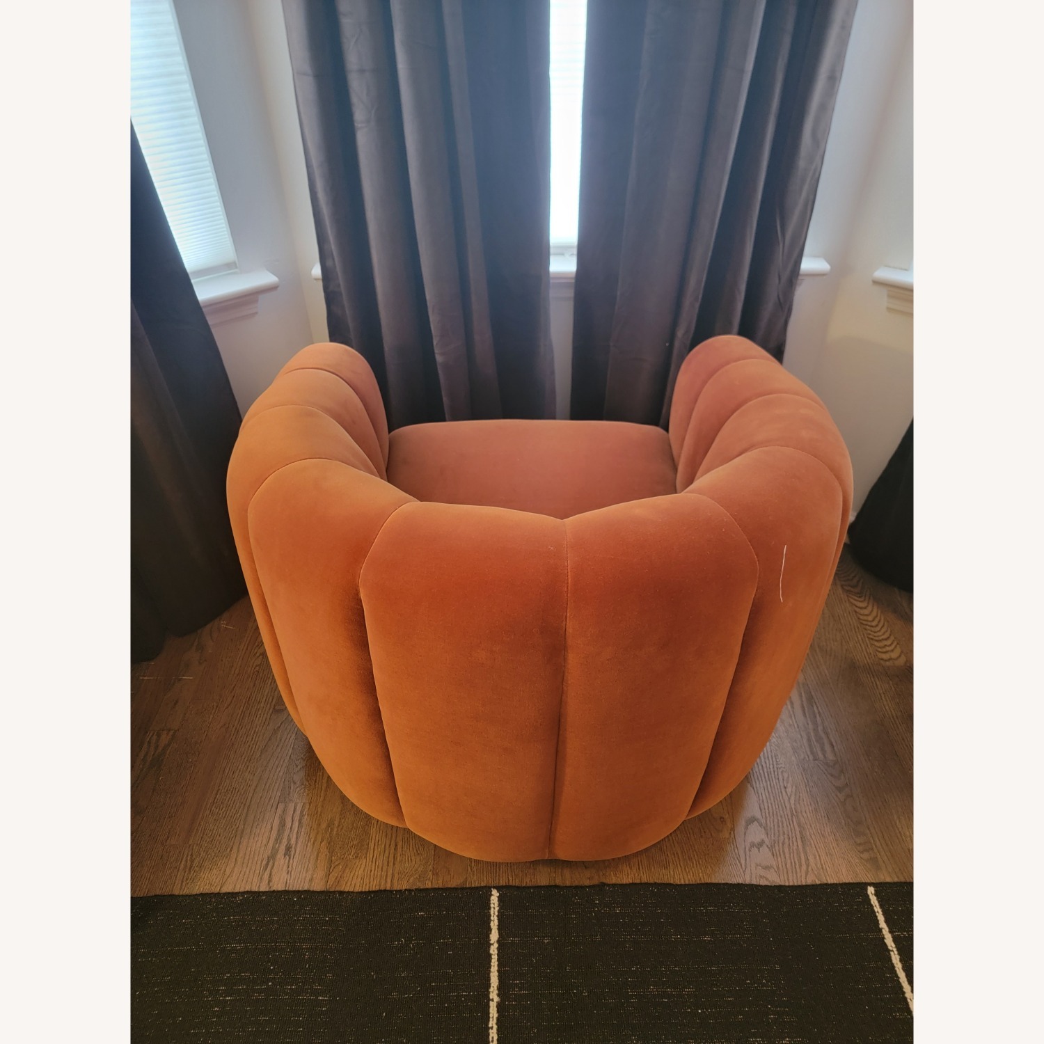 CB2 Fitz Velvet Armchair - image-4