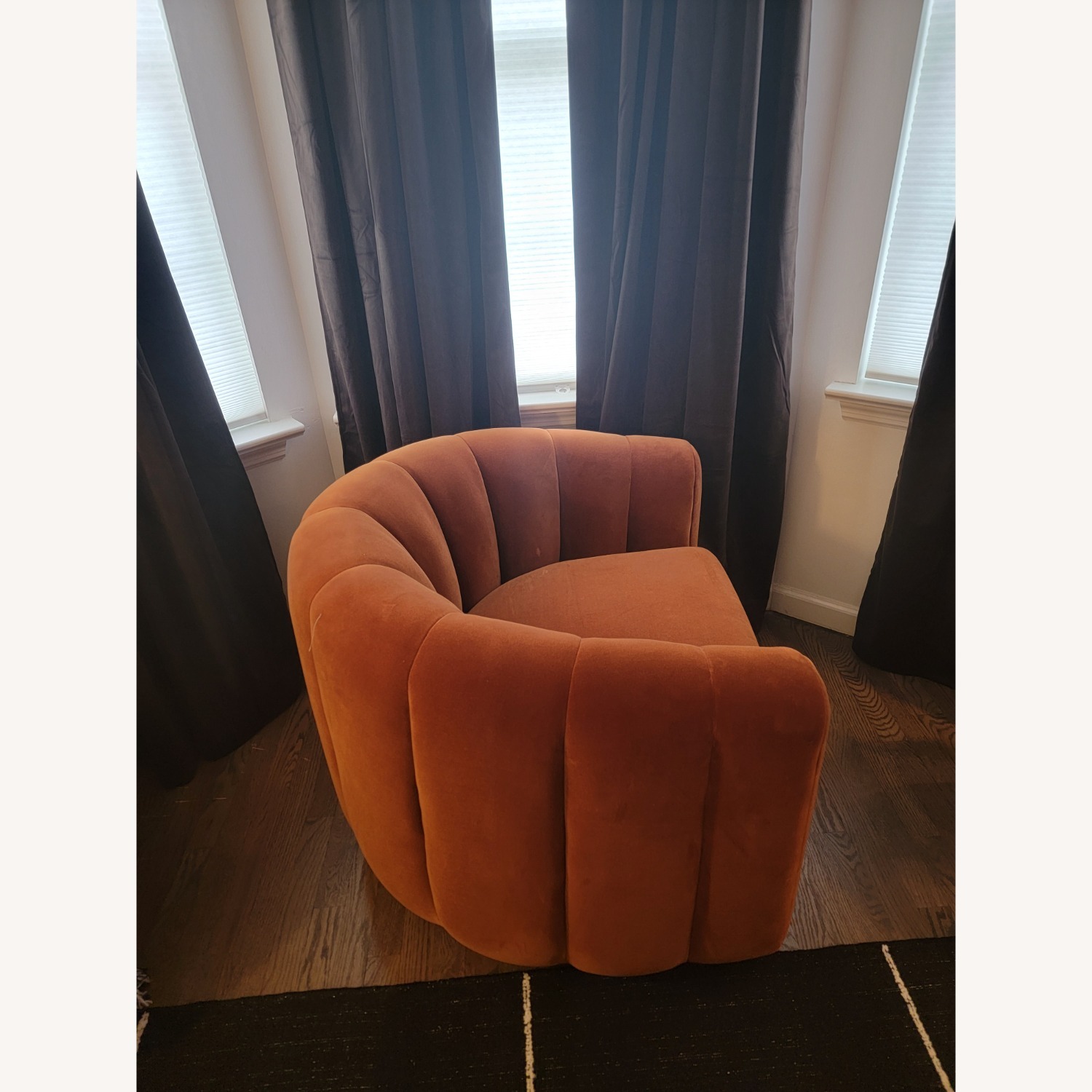 CB2 Fitz Velvet Armchair - image-2