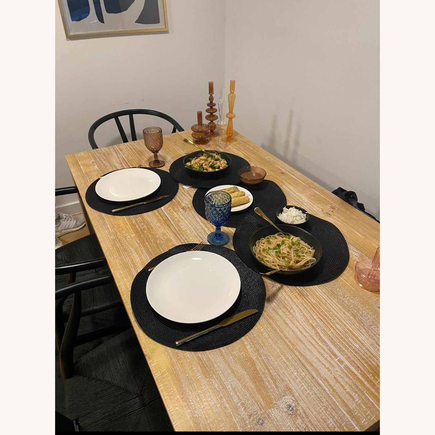 Montauk Furniture Natural Wood Dining Table - image-2