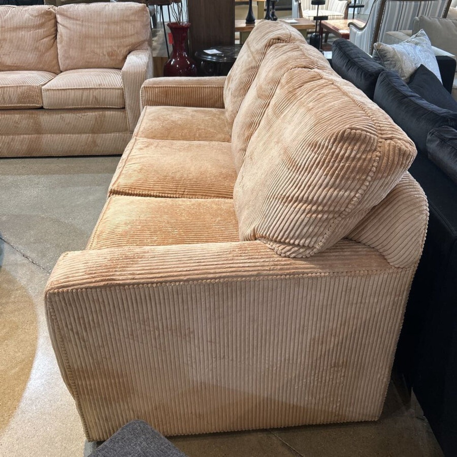 Walter E. Smithe Bannister Corduroy 3-Seat Sofa - image-3