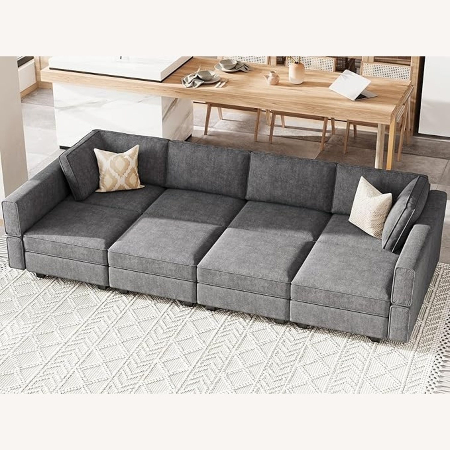 Belffin Modular Sectional Sofa Bed - image-0