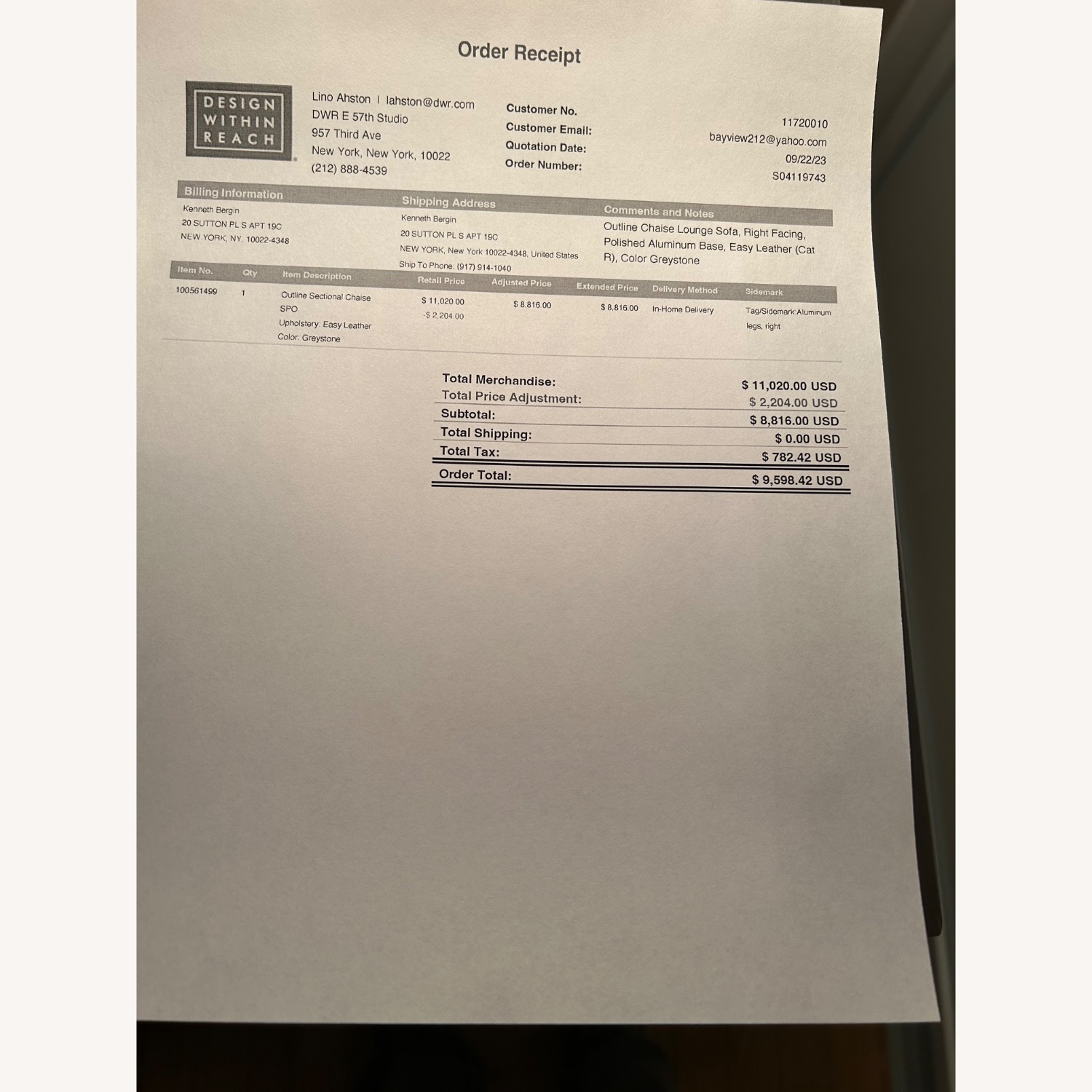 Design Within Reach Dark Gray 2 Piece Muuto Outline Sectional - image-4