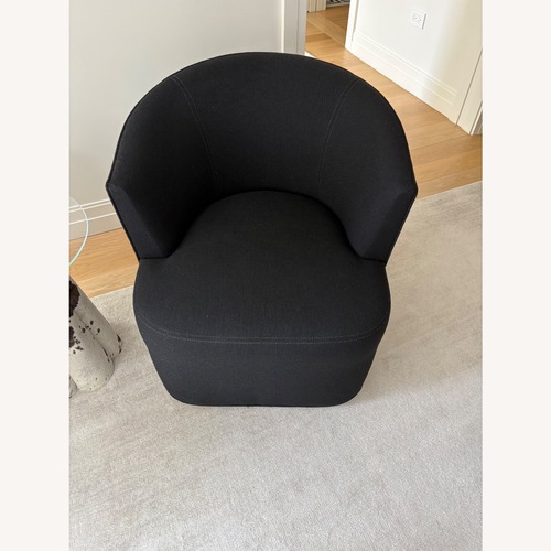 Used Restoration Hardware Arden Black Fabric Accent Chairs for sale on AptDeco