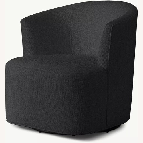 Used Restoration Hardware Arden Black Fabric Accent Chairs for sale on AptDeco