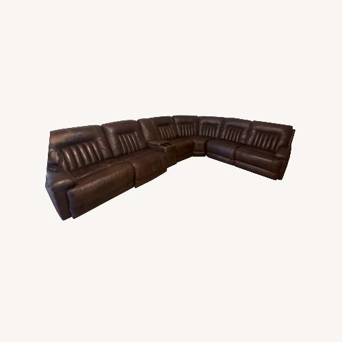 Used 10 Seater Sectional Power Recliner/Usb for sale on AptDeco