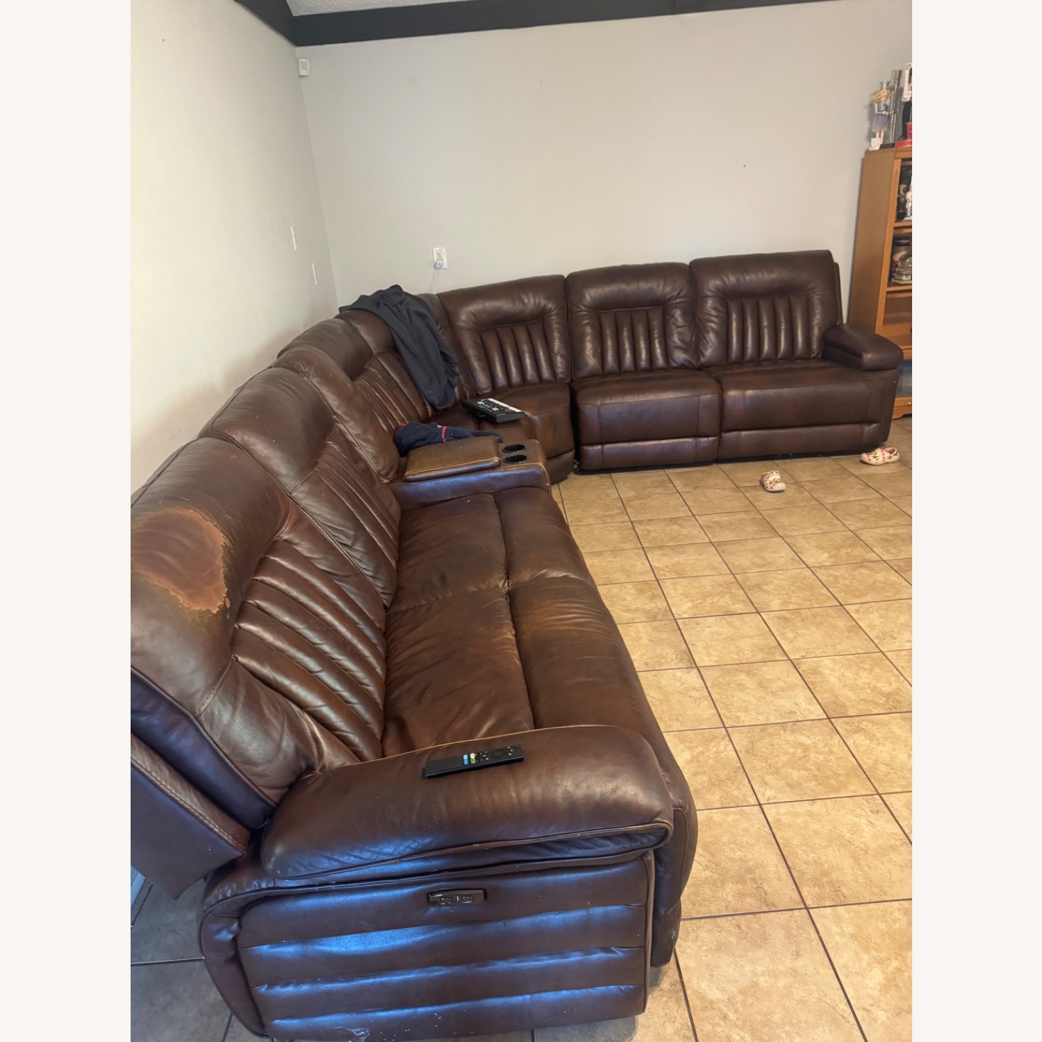 10 Seater Sectional Power Recliner/Usb - image-0