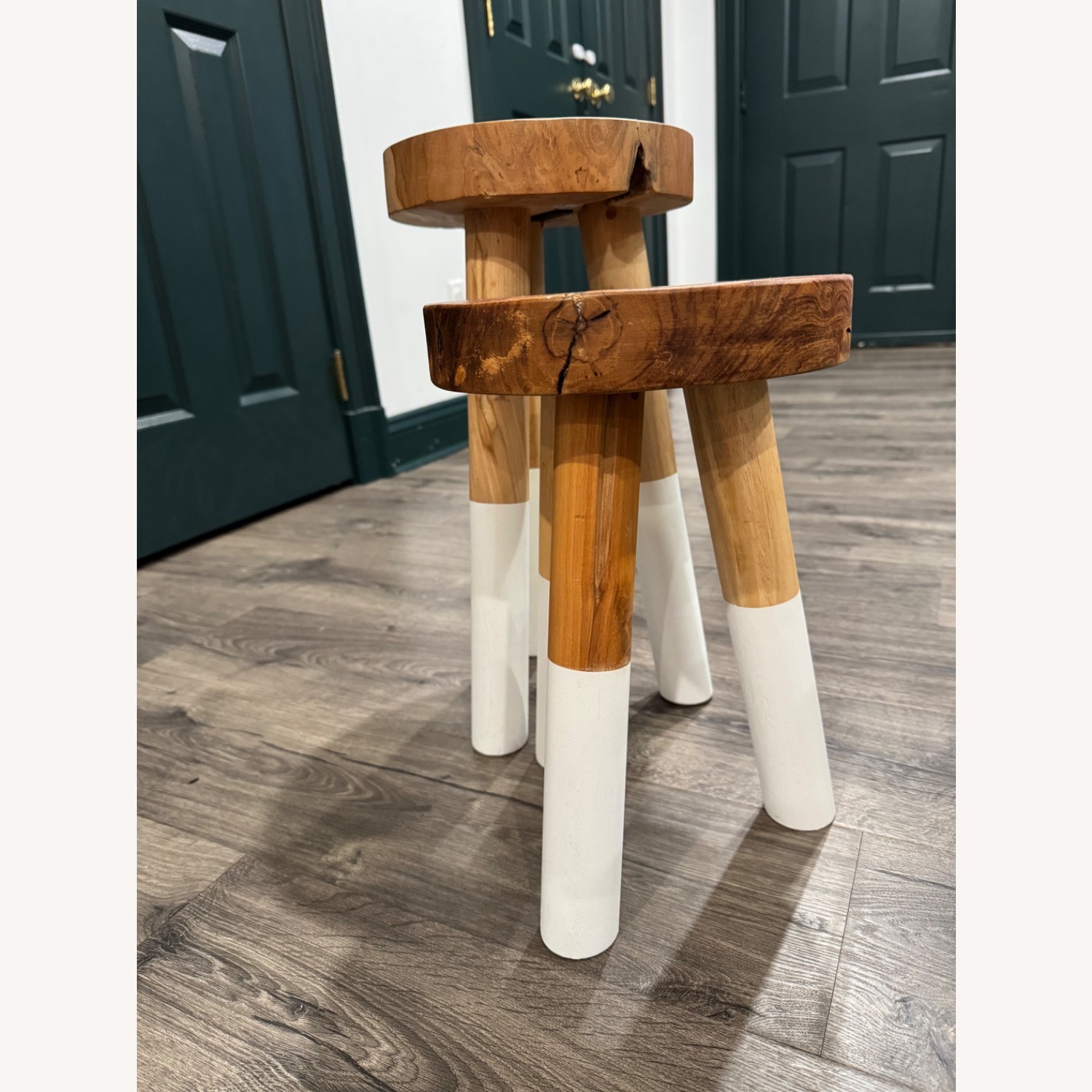 Serena & Lily Dip-Dyed Stools (Set of 2) - image-4